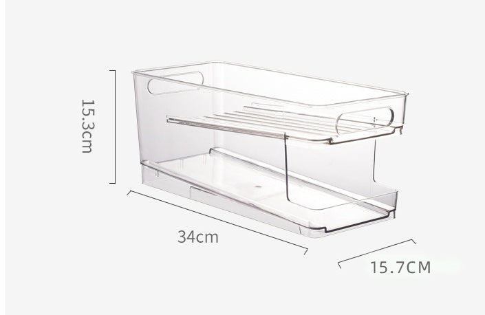 Organizer auto-scorrevole da frigo