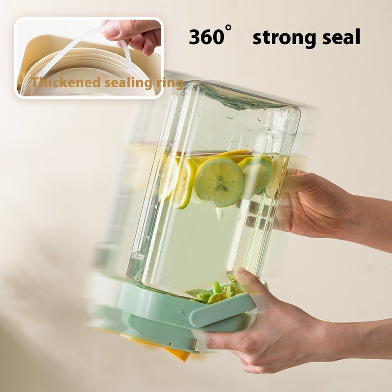Refrigerator Cold Water Bottle With Faucet Large Capacity Cool Water Pot