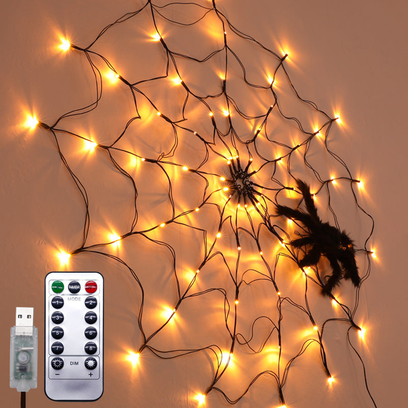 SpiderGlow - Rete luminosa decorativa