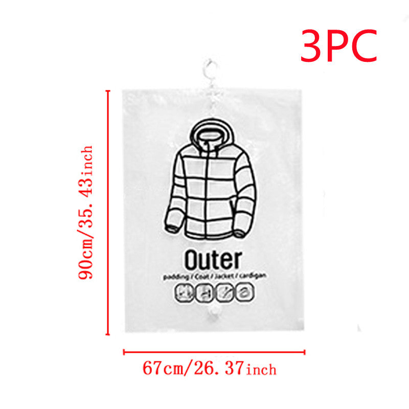 Household Side-pull Suspension Air Extraction Vacuum Compression Bag