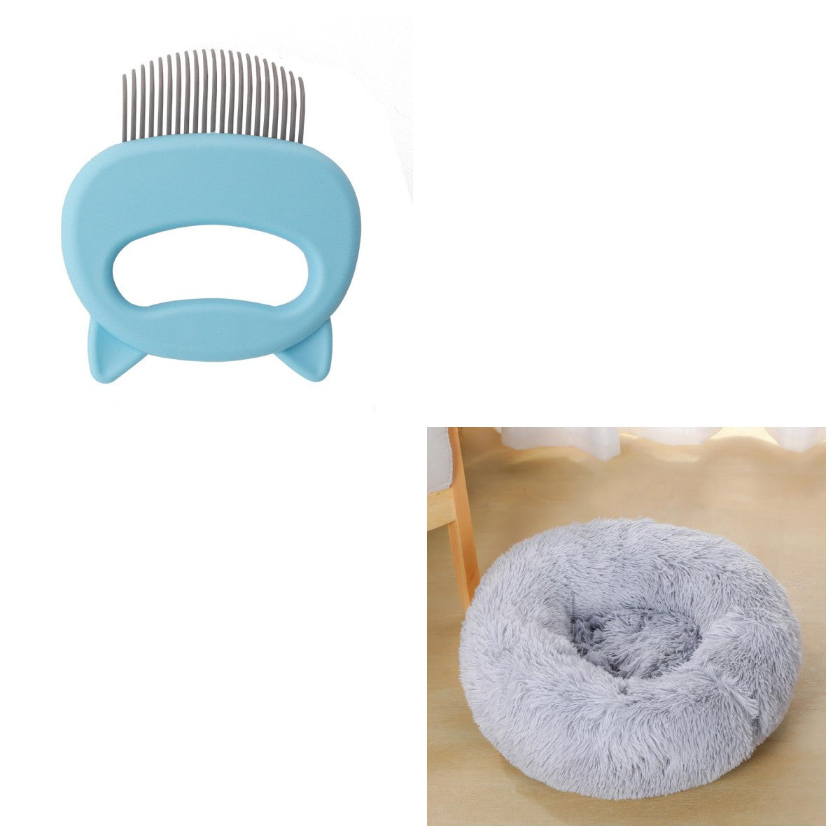 Warm Semi-enclosed Cat Bed Deep Sleep Nest