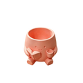 Novelty Mini Size Plant Pot 3D Printed Stylish Design Flowerpot Ornaments Holder Head Planter Garden Display