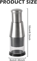 Manual Pressed Chopper Hand Food Chopper Mini Dicer Multi-Functional Garlic Press for Mincing Garlic Onion