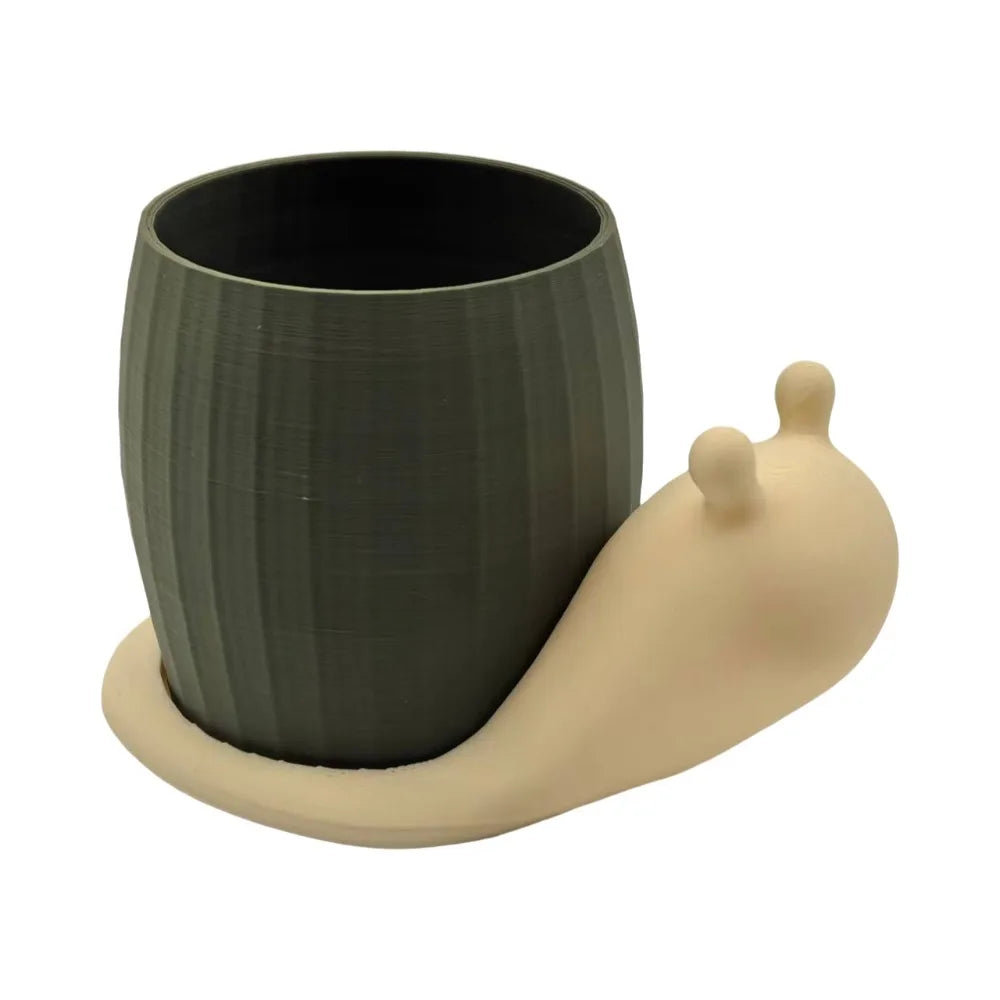 Creative Unique Snail-shaped Flower Pot Cute Corrosion Resistant Eco-Friendly Planter Plastic Green Onion Pots Balcony