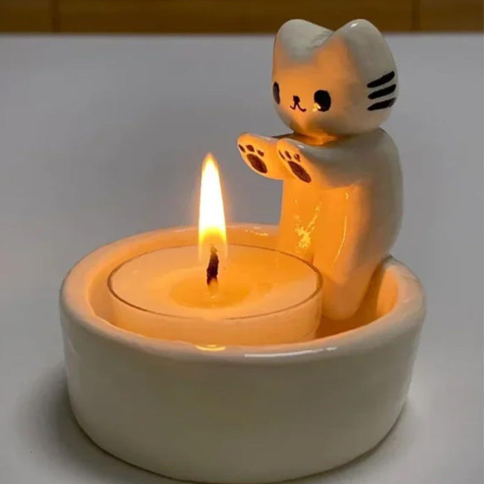 Kitty candlestick