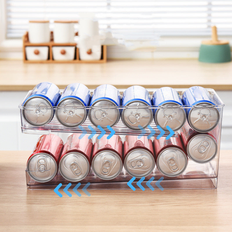 Organizer auto-scorrevole da frigo